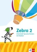 Cover-Bild zum Titel 'Zebra 2. Arbeitsheft Sprache Förderheft Klasse 2' von ''