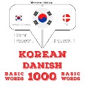 1000 essential words in Danish - Jm Gardner
