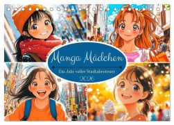 Cover-Bild zum Titel 'Manga Mädchen. Ein Jahr voller Stadtabenteuer (Tischkalender 2026 DIN A5 quer), CALVENDO Monatskalender' von 'Rose Hurley'