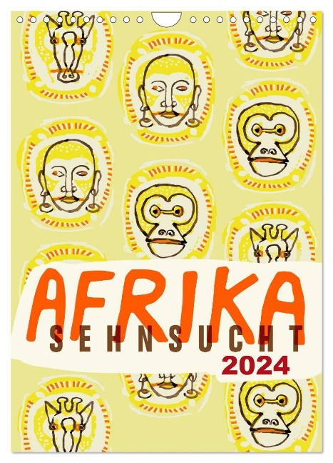 Afrika-Sehnsucht 2024 (Wandkalender 2024 DIN A4 hoch), CALVENDO Monatskalender - Norbert Schmitt