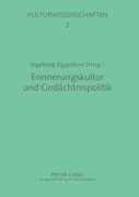 Cover-Bild zum Titel 'Erinnerungskultur und Gedächtnispolitik' von ''