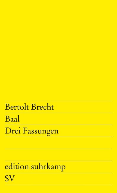 Baal - Bertolt Brecht