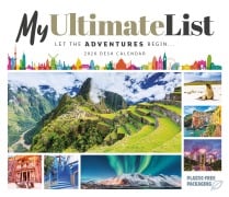 Cover-Bild zum Titel 'My Ulitimate List - Lass das Abenteuer beginnen 2026' von 'Carousel Calendars'
