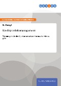 Cover-Bild zum Titel 'Kreditportfoliomanagement' von 'G. Dengl'