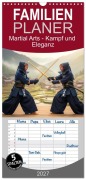 Cover-Bild zum Titel 'Familienplaner 2027 - Martial Arts - Kampf und Eleganz mit 5 Spalten (Wandkalender, 21 x 45 cm) CALVENDO' von 'Kerstin Waurick'