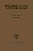 Cover-Bild zum Titel 'Grundlegung der Lehre vom sozialen Verband' von 'Tomoo Otaka'