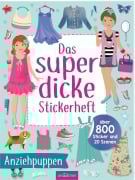 Cover-Bild zum Titel 'Das superdicke Stickerheft - Anziehpuppen' von ''