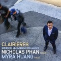 Cover-Bild zum Titel 'Clairieres: Songs by Lili & Nadia Boulanger' von 'Nicholas Phan'