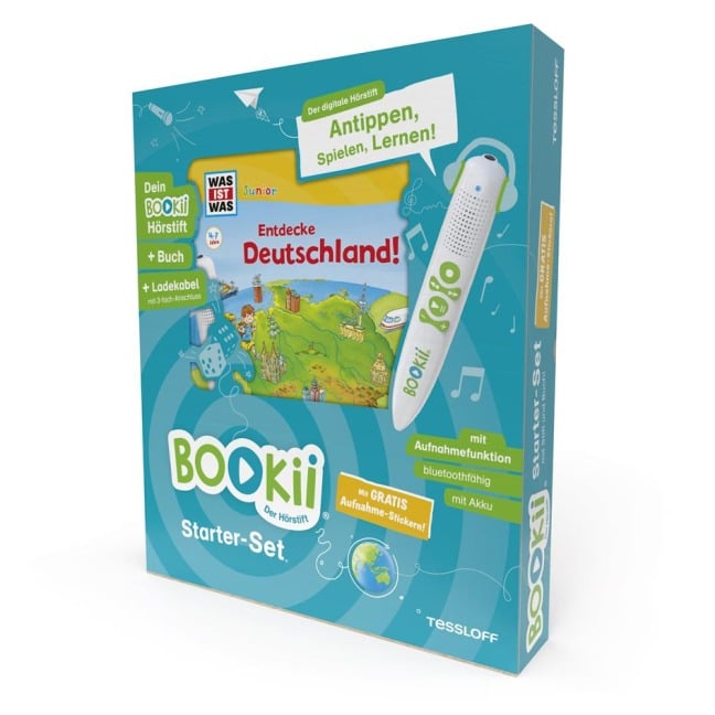 BOOKii® Starter-Set WAS IST WAS Junior Entdecke Deutschland! - Bärbel Oftring, Martin Lickleder Kaiser Claudia