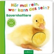 Cover-Bild zum Titel 'Hör mal rein, wer kann das sein? Bauernhoftiere' von ''