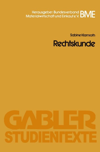 Rechtskunde - Sabine Klamroth