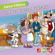 Cover-Bild zum Titel 'Junior & Klexx und der grosse Duftsalat' von 'Tina Fritzsche'
