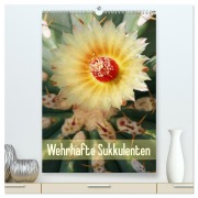 Cover-Bild zum Titel 'Wehrhafte Sukkulenten (hochwertiger Premium Wandkalender 2026 DIN A2 hoch), Kunstdruck in Hochglanz' von 'Gisela Kruse'