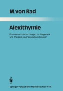Cover-Bild zum Titel 'Alexithymie' von 'M. V. Rad'
