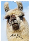 LAMAS (Wandkalender 2025 DIN A4 hoch), CALVENDO Monatskalender - Jutta Albert
