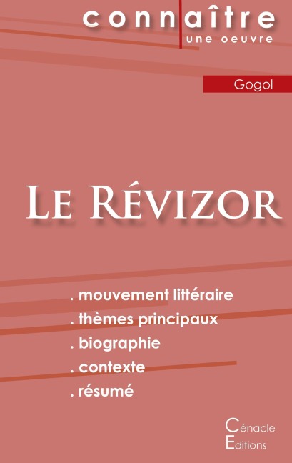 Fiche de lecture Le Révizor de Nicolas Gogol (Analyse littéraire de référence et résumé complet) - Nicolas Gogol