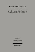 Cover-Bild zum Titel 'Weisung für Israel' von 'Karin Finsterbusch'
