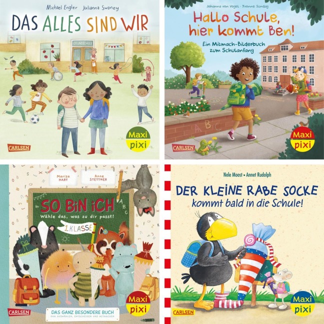 Maxi-Pixi-4er-Set 125: Bald bin ich ein Schulkind! (4x1 Exemplar) - Diverse