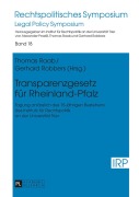 Cover-Bild zum Titel 'Transparenzgesetz für Rheinland-Pfalz' von ''
