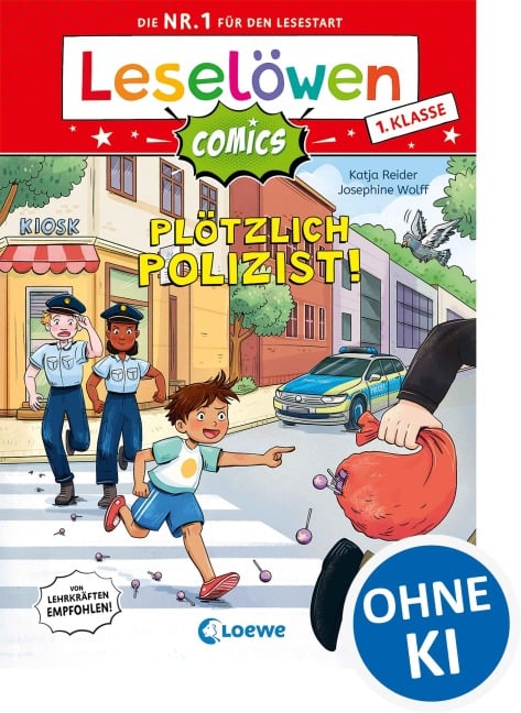 Leselöwen Comics 1. Klasse - Plötzlich Polizist - Katja Reider
