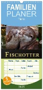 Familienplaner 2025 - Fischotter - putzige Kerlchen und elegante Schwimmer mit 5 Spalten (Wandkalender, 21 x 45 cm) CALVENDO - Peter Roder