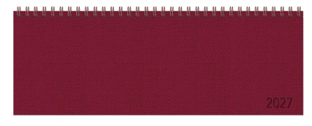 Cover-Bild zum Titel 'Tischkalender quer Professional Premium 2027 rot' von ''