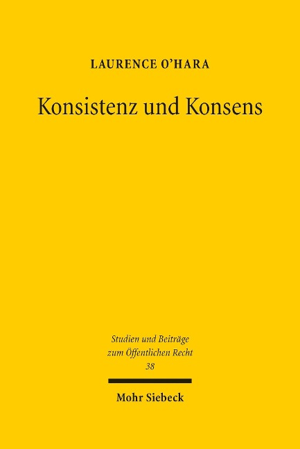 Konsistenz und Konsens - Laurence O'Hara