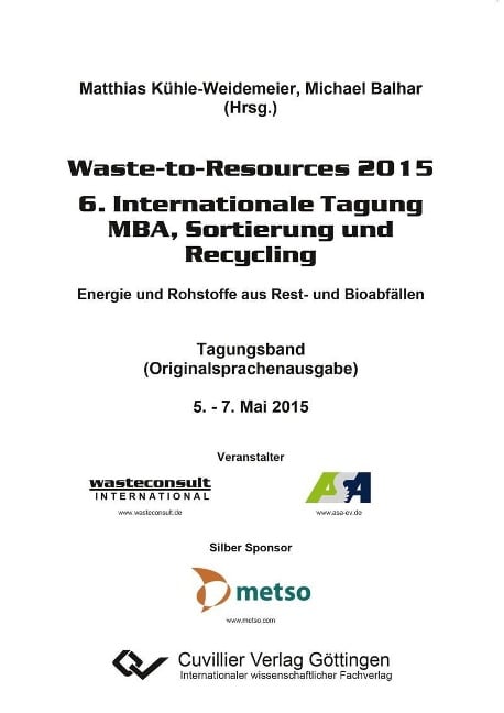 Waste-to-Resources 2015 - 