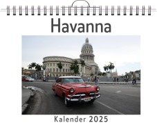 Cover-Bild zum Titel 'Havanna - (Wandkalender 2025, Kalender DIN A4 quer, Monatskalender im Querformat mit Kalendarium, das perfekte Geschenk)' von 'Julian Wolf'