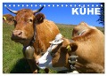 Kühe / Geburtstagskalender (Tischkalender 2025 DIN A5 quer), CALVENDO Monatskalender - Elisabeth Stanzer