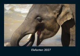 Cover-Bild zum Titel 'Elefanten 2027 Fotokalender DIN A4' von 'Tobias Schmitt, Kevin Heber'