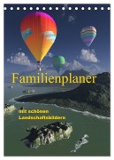 Cover-Bild zum Titel 'Familienplaner mit schönen Landschaftsbildern (Tischkalender 2026 DIN A5 hoch), CALVENDO Monatskalender' von 'Klaus-Dieter Schulze'