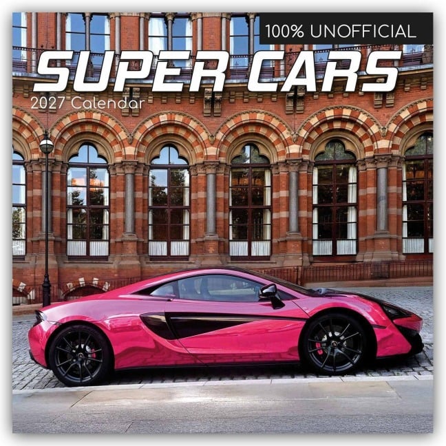 Super Cars - Traumautos 2027 - 16-Monatskalender - Gifted Stationery Co. Ltd