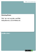 Cover-Bild zum Titel 'Zeit bei Aristoteles und ihr subjektivistisches Moment' von 'Henning Braun'
