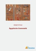 Cover-Bild zum Titel 'Ägyptische Grammatik' von 'Adolph Erman'