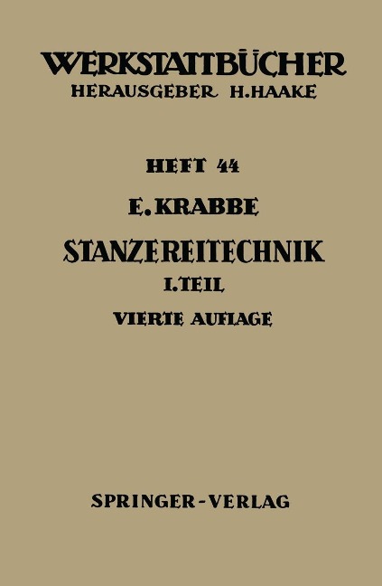 Stanzereitechnik - E. Krabbe