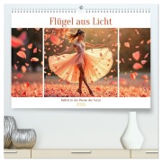 Cover-Bild zum Titel 'Flügel aus Licht - Ballett in der Poesie der Natur (hochwertiger Premium Wandkalender 2026 DIN A2 quer), Kunstdruck in Hochglanz' von 'Fred Schimak'