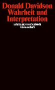 Cover-Bild zum Titel 'Wahrheit und Interpretation' von 'Donald Davidson'