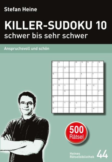 KILLER-SUDOKU 10 - schwer bis sehr schwer - 
