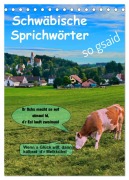Cover-Bild zum Titel 'Schwäbische Sprichwörter - so gsaid (Tischkalender 2026 DIN A5 hoch), CALVENDO Monatskalender' von 'Herbert Böck'