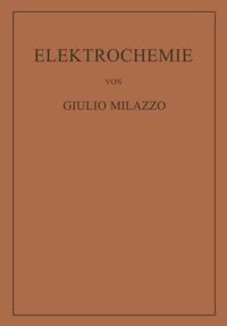 Elektrochemie - Giulio Milazzo