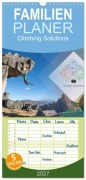 Cover-Bild zum Titel 'Familienplaner 2027 - Climbing Solutions - Bergsport weltweit mit 5 Spalten (Wandkalender, 21 x 45 cm) CALVENDO' von 'Stefan Brunner'