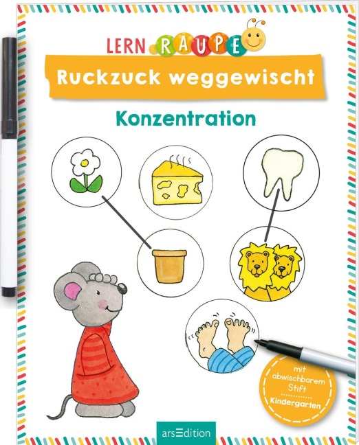 Lernraupe - Ruckzuck weggewischt! Konzentration - 