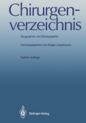 Cover-Bild zum Titel 'Chirurgenverzeichnis' von ''