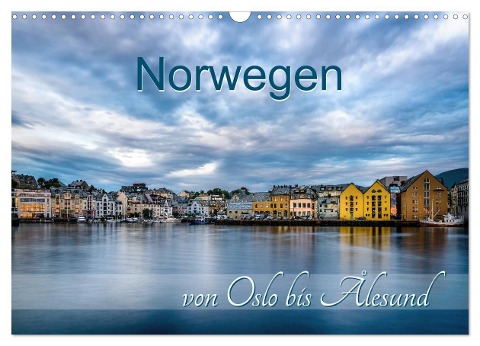 Norwegen von Oslo bis Ålesund (Wandkalender 2024 DIN A3 quer), CALVENDO Monatskalender - Stefan Mosert