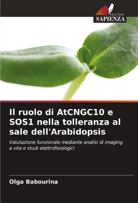 Il ruolo di AtCNGC10 e SOS1 nella tolleranza al sale dell'Arabidopsis - Olga Babourina