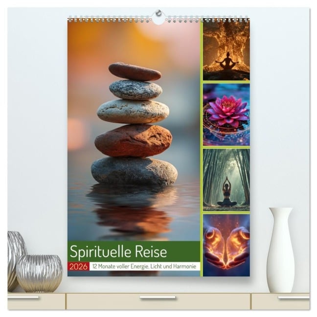 Spirituelle Reise (hochwertiger Premium Wandkalender 2026 DIN A2 hoch), Kunstdruck in Hochglanz - Steffen Gierok-Latniak