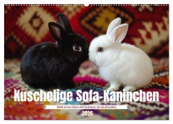 Cover-Bild zum Titel 'Kuschelige Sofa-Kaninchen (Wandkalender 2026 DIN A2 quer), CALVENDO Monatskalender' von 'Kerstin Waurick'