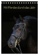 Cover-Bild zum Titel 'Mit Pferden durch das Jahr (Tischkalender 2026 DIN A5 hoch), CALVENDO Monatskalender' von 'Anja Blum'