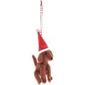 Cover-Bild zum Titel 'Weihnachtshund Filz braun 14x5x8cm' von ''
